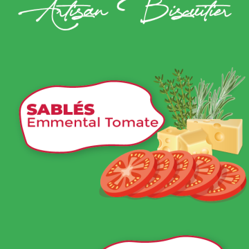 Biscuits Emmental tomate